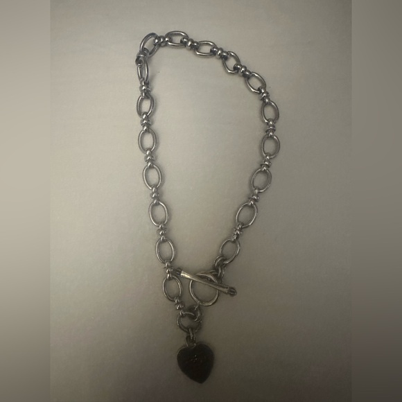 Silver Heart Charm necklace - Picture 2 of 4